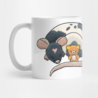 Cute Rat With Teddy Bear Mug